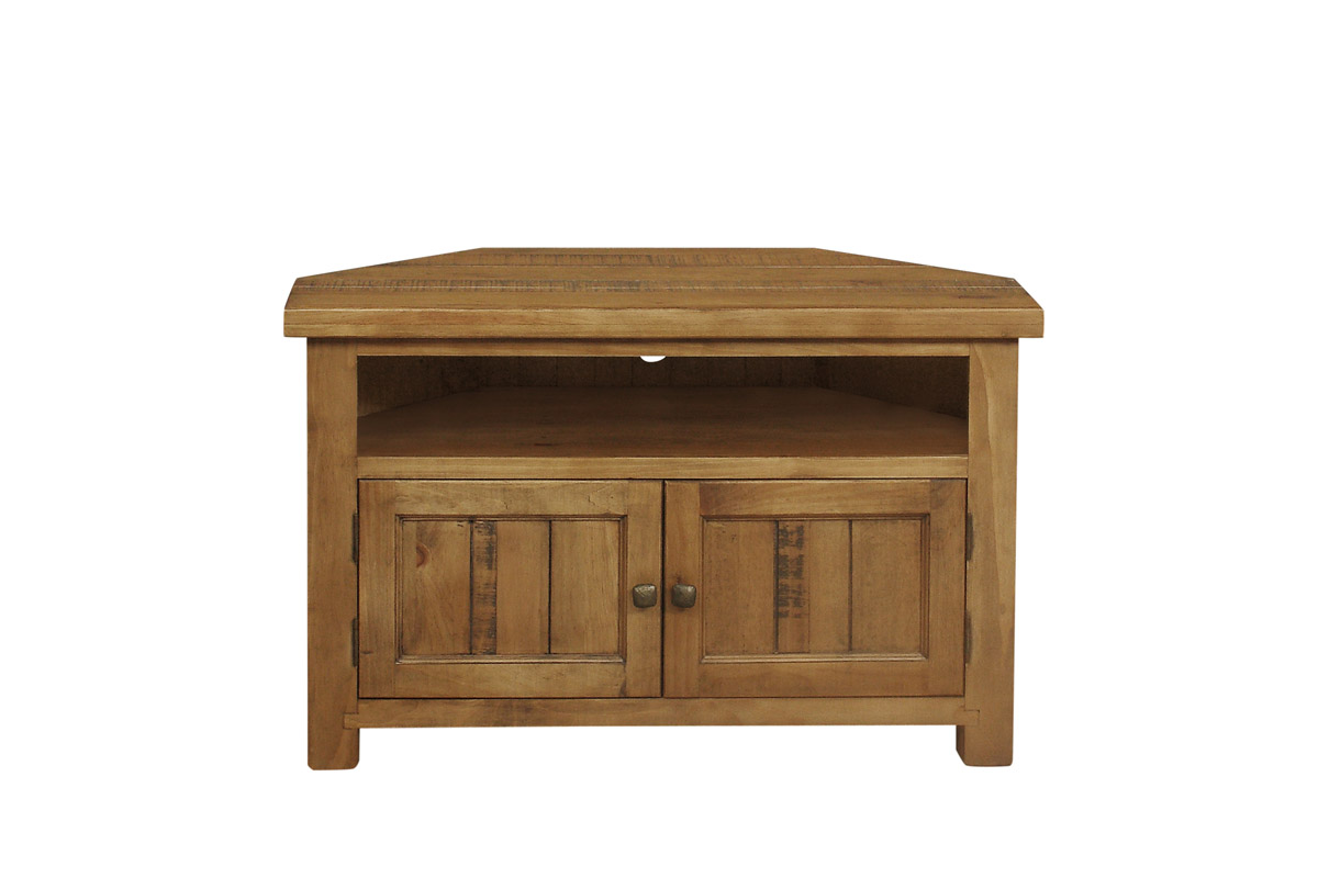 Cotswold Rustic Corner TV Unit Living & Dining Furniture